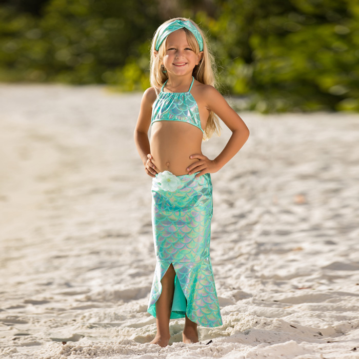 Jewel Mermaid Swimsuit Set