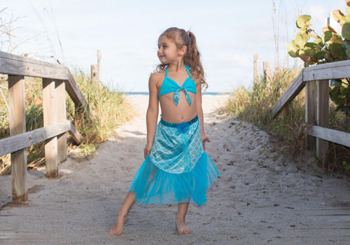 Shebop Beach Mermaid Swimwear Girl Bathing Suits at Beach