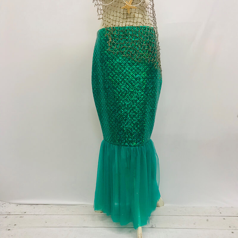 Adult Ruffled Mermaid Skirt