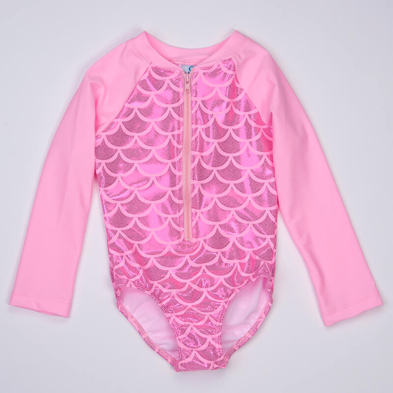 Palm Beach Pink Zip Front Body Suit | Shebop Beach
