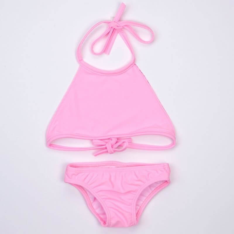 2Bamboo Pink halter Bikini Top Swimwear Beach Summuy size 32B/C