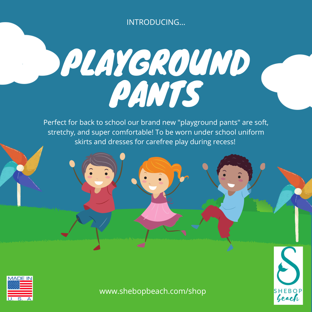 wearing light blue pants - Playground